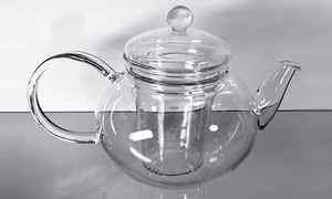 Прозрачный заварочный чайник