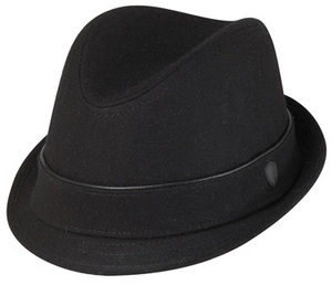 шляпа, унисекс, чёрная