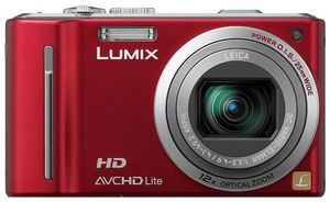 Panasonic Lumix DMC-TZ10 красный