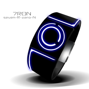 Tron-inspired LED Watch