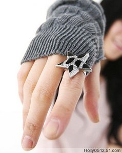 Crystal Rhinestone Star Ring