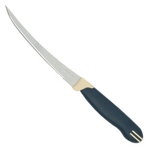 Нож Tramontina MULTICOLOR для томатов (лезвие 12 см, зубчатый)