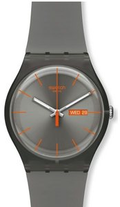 часы Swatch серые