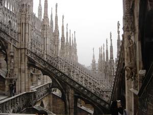 La cath&#233;drale de Milan