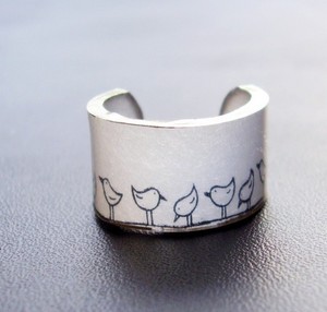 Flock Ring Choose Your Size by dillondesigns on Etsy