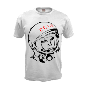 футболка с Гагариным