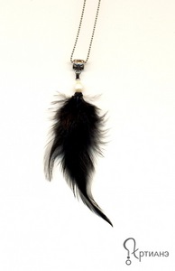 feather necklace