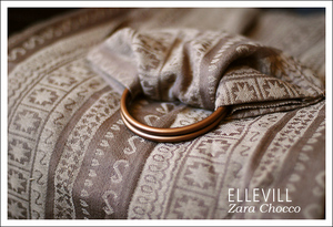 Слинг с кольцами Ellevill Zara Chocco