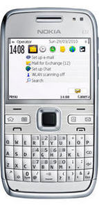 Nokia E72 navi zirkon white