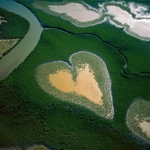 Heart in Voh в Новой Каледонии