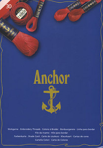 Карта цветов мулине Anchor