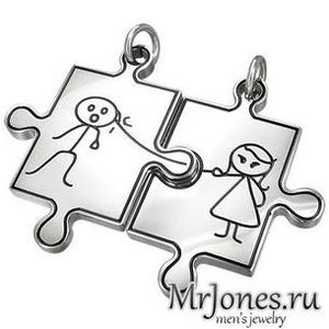 Кулон Love Jigsaw