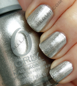 silver nail polish