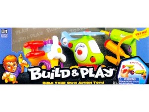 Набор "Самолет+вертолет" "BUILD"N PLAY"