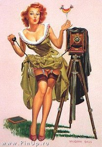 Фотосессию в стиле pin up