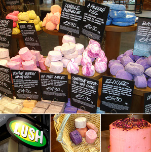 продукция компании LUSH