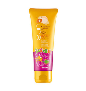 Avon Sun. Солнцезащитный крем для детской кожи с витаминами SPF 50