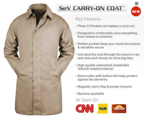 SeV Carry-On Coat