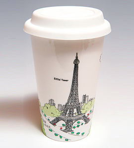 Кружка 'Paper Cup City' - Eiffel Tower