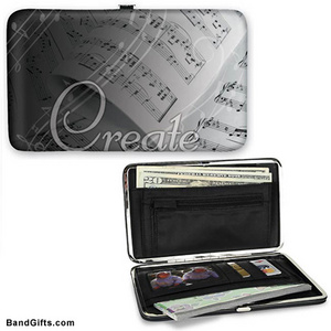 Sheet Music Flat Wallet