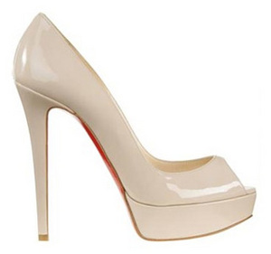 Christian Louboutin nude heels