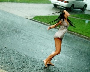 + Run in the rain!