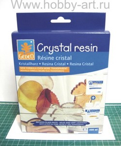 Масса для имитации хрусталя ""GEDEO-Crystal Resin" из 2-х компонентов, 300 мл, Pebeo, Франция