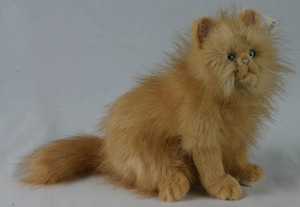 Кошка рыжая 27 см