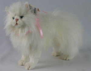 Кошка белая 23 см