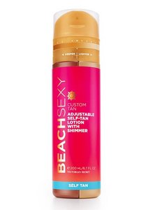 Beach Sexy Custom Tan Adjustable Self-tan Lotion with Shimmer