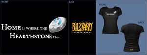 World of Warcraft Home is where the Hearthstone is Womens Tee