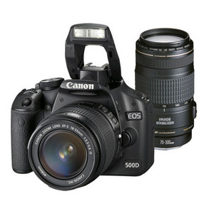 canon 500d double kit 18-55+70-300