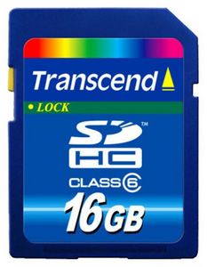 Карта памяти Transcend SDHC 16Gb