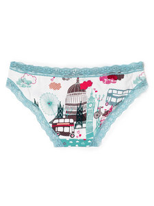 London City Scape Cotton Elastane Brief