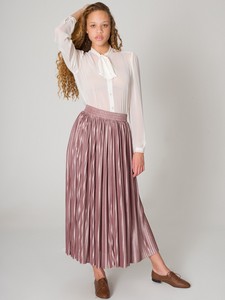 Long Accordion-Pleat Skirt AA