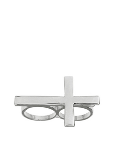 ASOS Double Finger Cross Ring