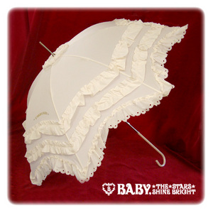 Rich frilled umbrella