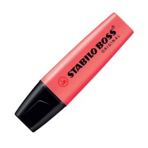 Маркер Stabilo boss red