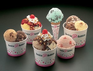 Мороженое "Baskin Robbins"