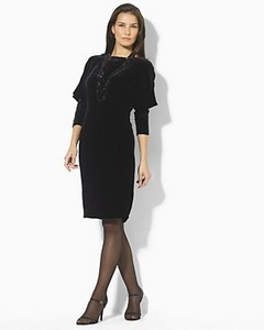 "Tacey" Puff-Sleeve Dress