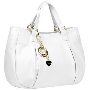 Белая вместительная сумка