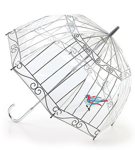 Зонт-трость 'Lulu Guinness Birdcage'