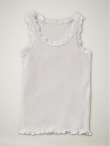 Lace neck tank