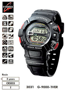 Часы Casio G-Shock G-9000-1VER