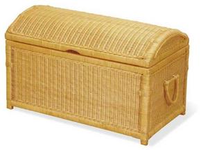 Плетеный сундук для белья