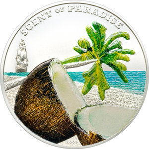 Монета с райским запахом кокоса!