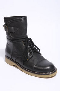 See By Chloe Black Lace-Up Boot