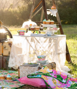 Lace tablecloth