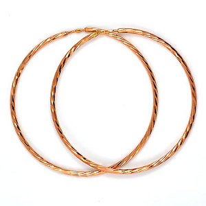 Золотые серьги кольца