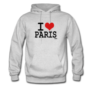 'I Love Paris' белая кенгуруша